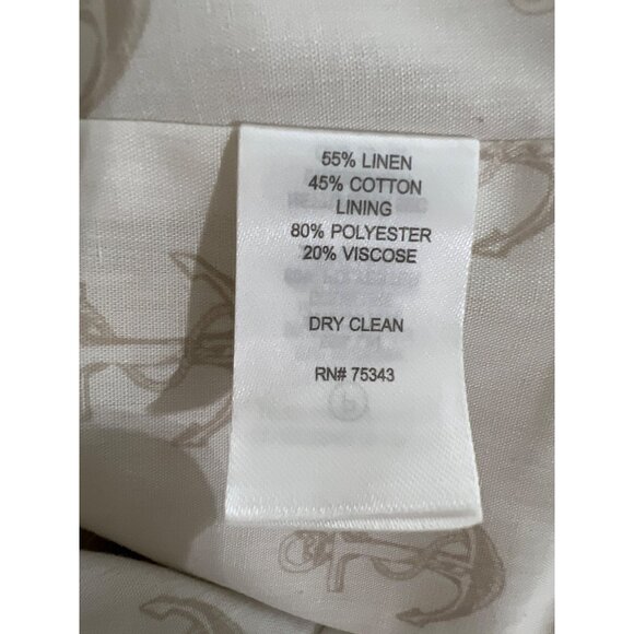 British Khaki Authentic Vintage Women's M Creme Blazer - Picture 6 of 10